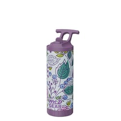 Wyld Gear Wyld Child 18 fl. oz. Violet Garden BPA Free Insulated Water Bottle