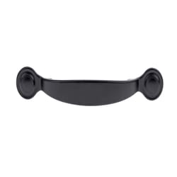 Richelieu Traditional Cabinet Pull 3 in. Matte Black 1 pk