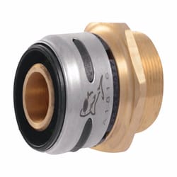 SharkBite EvoPEX 1/2 in. MPT X 1/2 in. D Push Brass/Plastic Male Connector