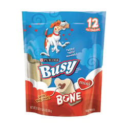 Purina Busy Meat Mini Chewbone Treats For Dogs 16.5 lb 12 pk