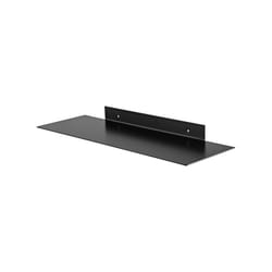Dolle Katana 1.8 in. H X 23.6 in. W X 7.9 in. D Black Steel Decorative Wall Shelf