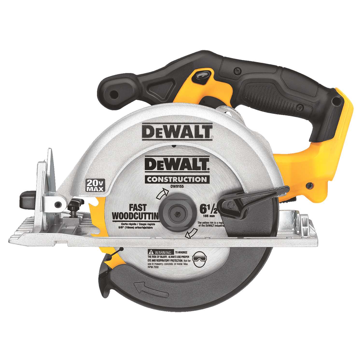 DeWalt 20V MAX 6-1/2 in. Cordless Circular Saw Bare Tool 5150 rpm