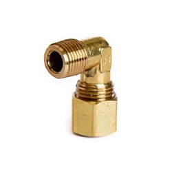 ATC 1/4 in. Compression 1/8 in. D MPT Brass 90 Degree Elbow