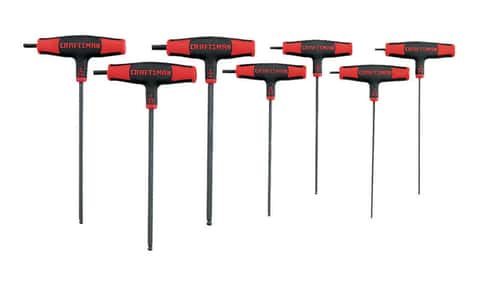 Craftsman Assorted SAE T-Handle Hex Key Set, 7 pc