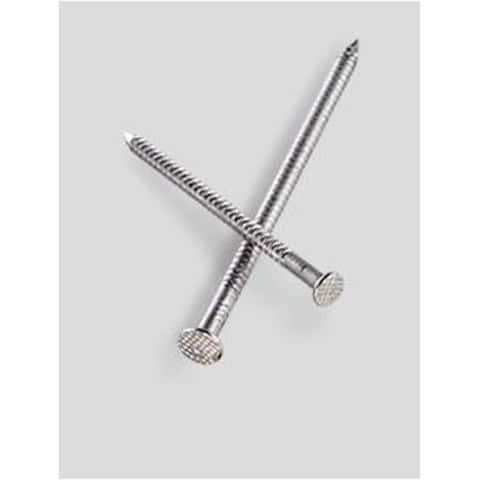 Simpson Strong-Tie 8D 2-1/2 in. Trim Coated Stainless Steel Nail Round Head 1 lb