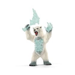 Schleich Eldrador Blizzard Bear w/Weapon Toy Plastic Multicolored