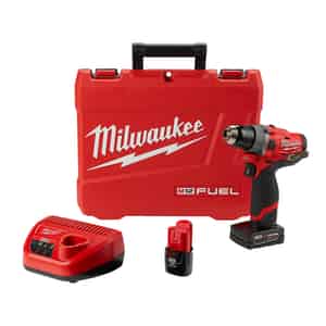 Milwaukee  M12 FUEL  12 volt 1/2 in. Brushless Cordless Drill/Driver  Kit 1700 rpm 2 speed 