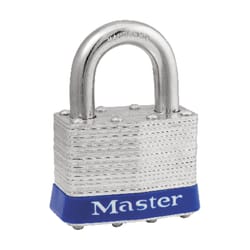 Master Lock 1-1/2 in. H X 1-1/8 in. W X 2 in. L Steel 4-Pin Cylinder Re-Pinnable Padlock