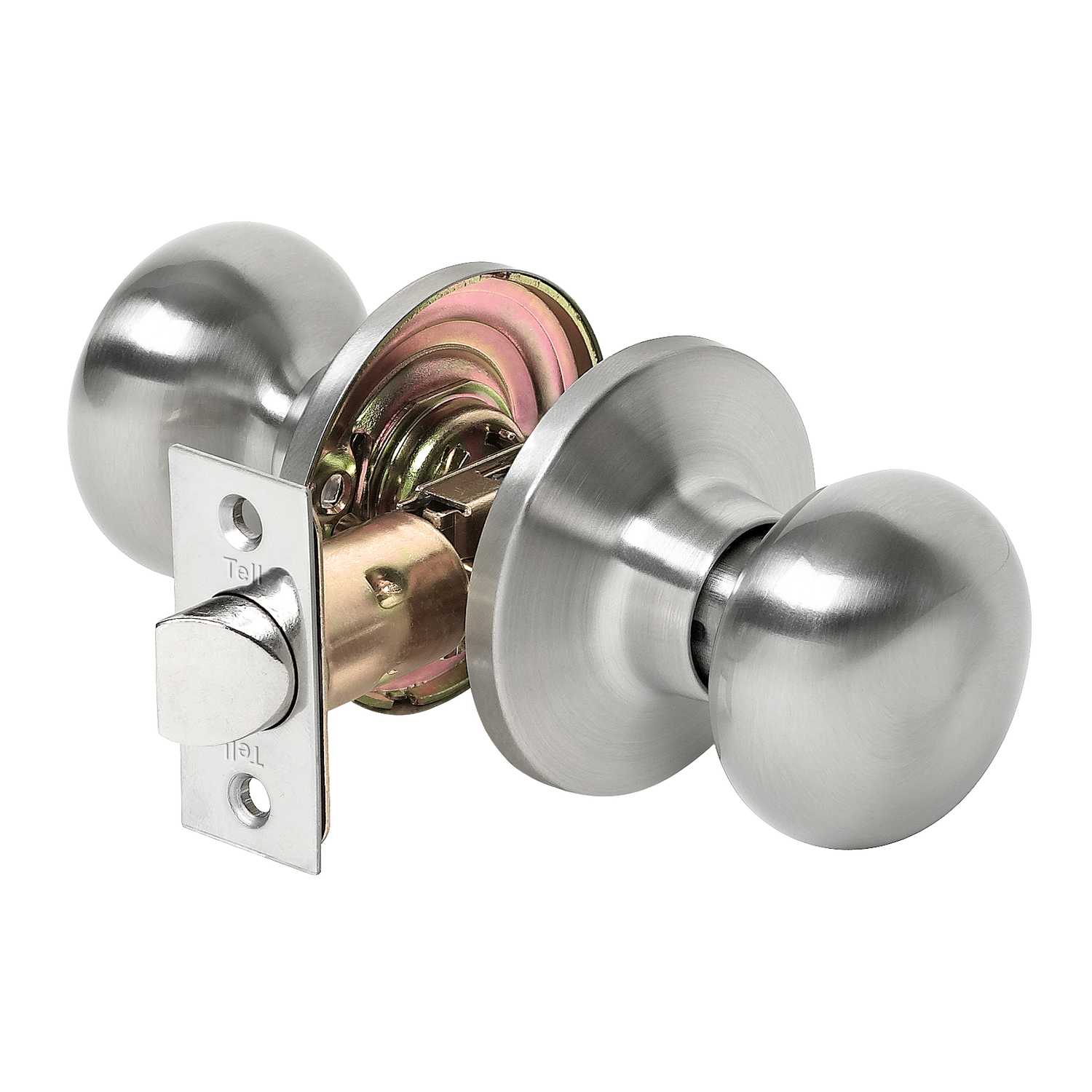 Tell Mfg Parkland Satin Nickel Steel Passage Knob 3 Right Or