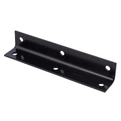 Hampton 1.6 in. H X 9 in. W X 1/8 in. D Black Steel Inside/Outside Corner Brace