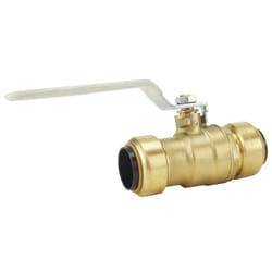 Apollo Tectite 3/4 in. Brass Push Fit Ball Valve Standard Port Quarter-Turn Lever For Potable Water