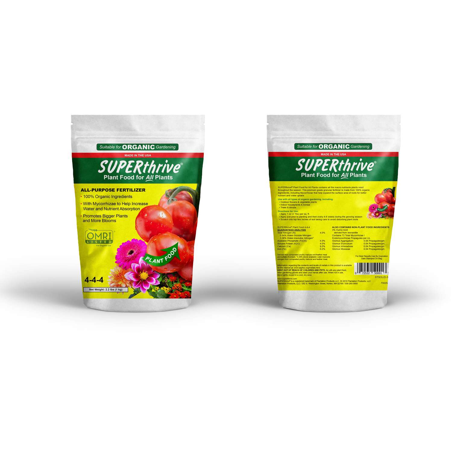 SUPERthrive Organic 444 Plant Fertilizer 2.2 lb. Ace