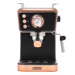 Haden Barista Brew 1.5 L Black/Copper Cappuccino/Espresso Maker