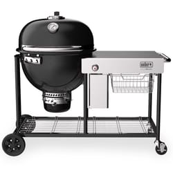 Weber 24 in. Summit S6 Charcoal Kamado Grill and Smoker Black