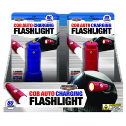 Blazing LEDz 80 lm Blue/Red LED Rechargeable Flashlight