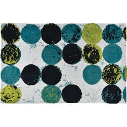 Simple Spaces 21 in. W X 33 in. L Multi-Color Abacus Polyester Accent Rug