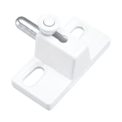 Prime-Line White Die-Cast Zinc Sliding Door and Window Lock 1 pk