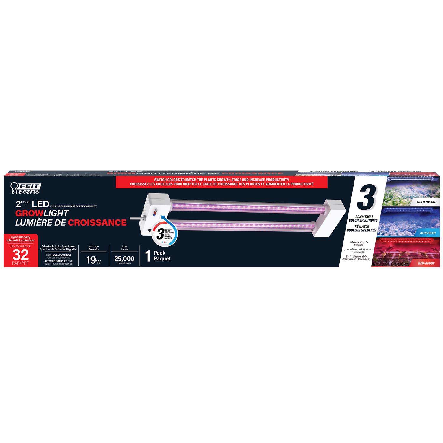 Feit Grow Fixtures Hydroponic Grow Light 19 W LED Ace Hardware