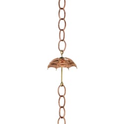 Good Directions Umbrella Rain Chain Bracket 6 in. W X 102 in. L