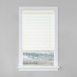 Levolor Faux Wood 2 in. Blinds 48 in. W X 60 in. H White Cordless