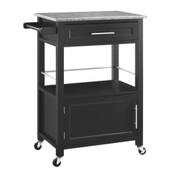 Linon Home Decor Classic 18 in. W X 27 in. L Rectangular Kitchen Cart