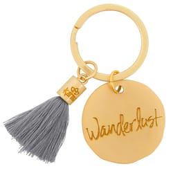 Karma Wanderlust Tassel Keychain Metal 1 pk