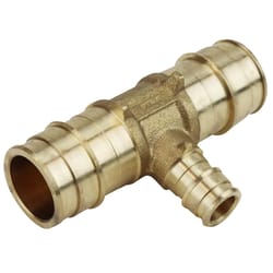 Apollo Expansion PEX / Pex A 1/2 in. Expansion PEX in to X 1 in. D PEX Brass Tee