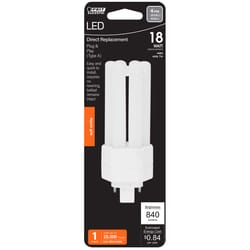 Feit LED Linear PL GX24Q-2 LED Bulb Soft White 18 Watt Equivalence 1 pk