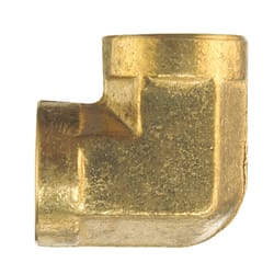 JMF Company 1/8 in. FPT 1/8 in. D FPT Brass 90 Degree Elbow