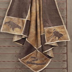 Carstens Inc 68 in. H X 54 in. L Multicolored Polyester Throw Blanket