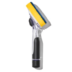 OXO Good Grips 1 in. W Soft/Medium Bristle Plastic/Rubber Handle Soap Dispensing Scrubber Brush