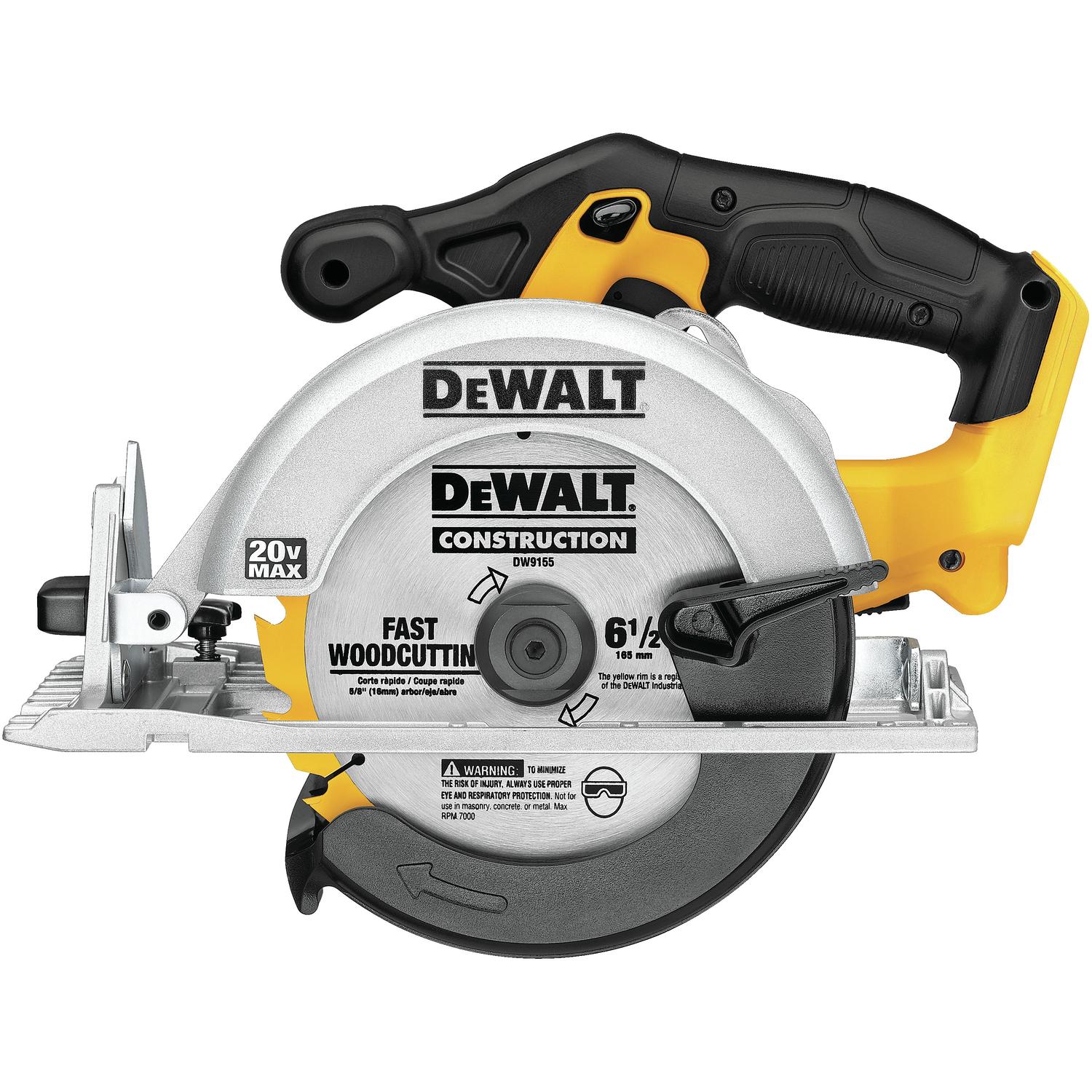 DeWalt 20V MAX 20 volt 6-1/2 in. Cordless Brushed Circular...