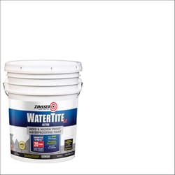 Zinsser WaterTite-LX White Water-Based Styrene Acrylic Copolymer Waterproofing Paint 5 gal