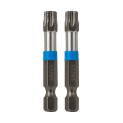 Stay Sharp Torx T40 X 2 in. L Screwdriver Bit S2 Tool Steel 2 pk