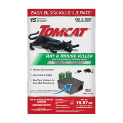 Tomcat Bait Station Blocks For Mice and Rats 1 pk