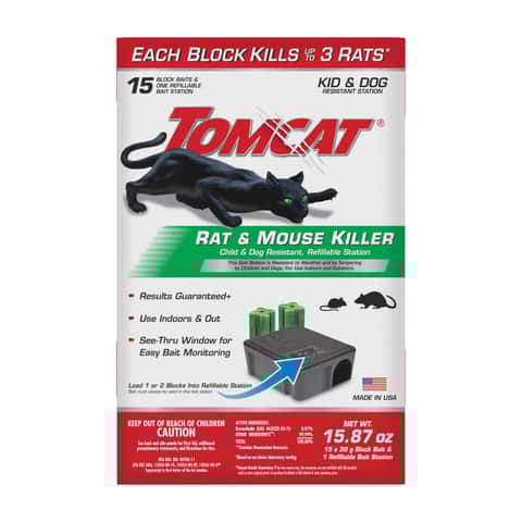 Tomcat Bait Station Blocks For Mice 1 pk Tomcat Bait Station Blocks For Mice 1 pk