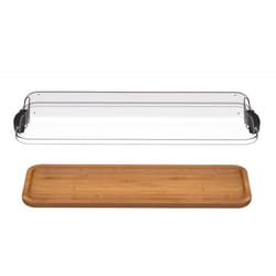 Farberware 22 in. L X 7 in. W X 3 in. Bamboo Charcuterie Board