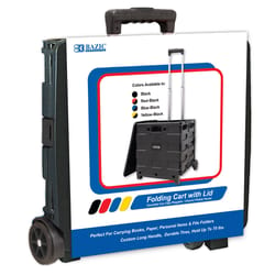 Bazic Products 15 in. H X 16 in. W X 18 in. D Collapsible Utility Cart