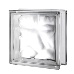 Seves 8 in. H X 8 in. W X 3 in. D Nubio Glass Block