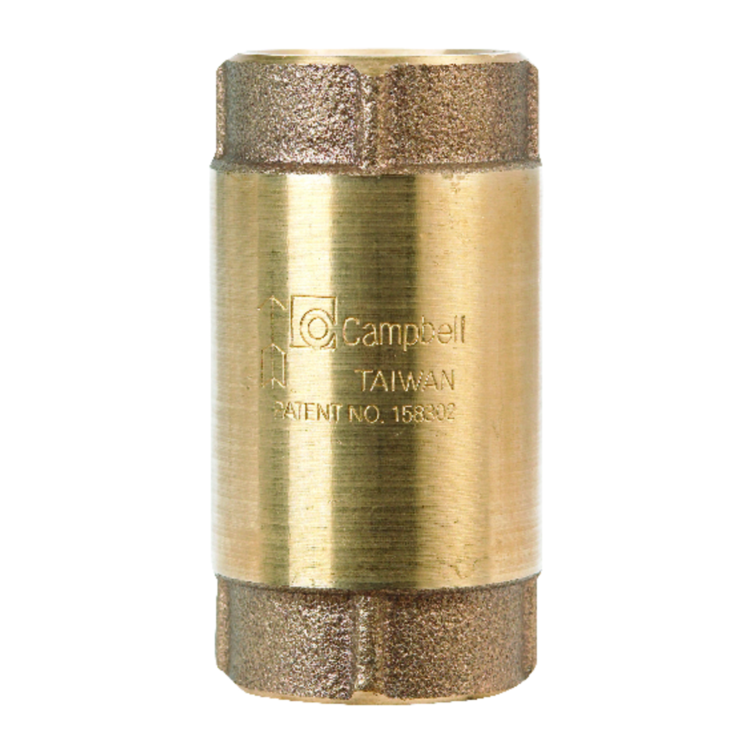 Photos - Other sanitary accessories Campbell 1 in. D X 1 in. D FNPT x FNPT Red Brass Spring Loaded Check Valve