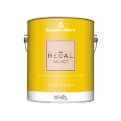Benjamin Moore  Regal  Flat  Base 1  Paint  Interior  1 gal. 