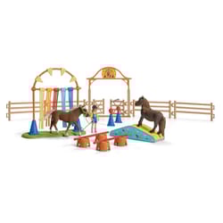 Schleich Farm World Pony Agility Training Toy Multicolored