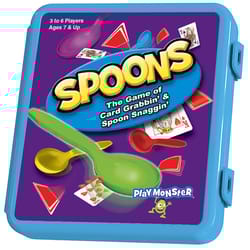 PlayMonster Spoons in a Case Card Game Multicolored
