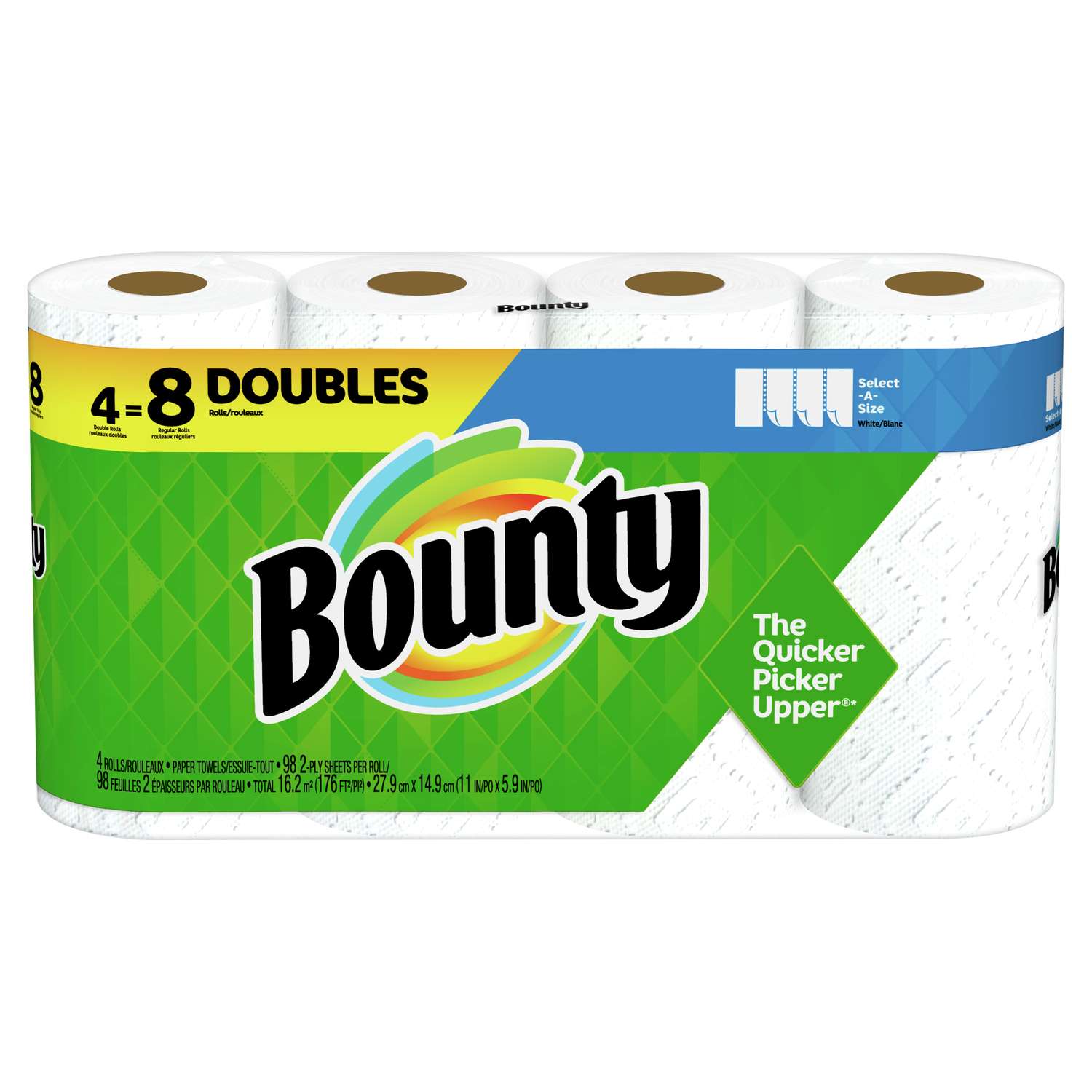 Bounty SelectASize Paper Towels 98 sheet 2 ply 4 pack Ace Hardware