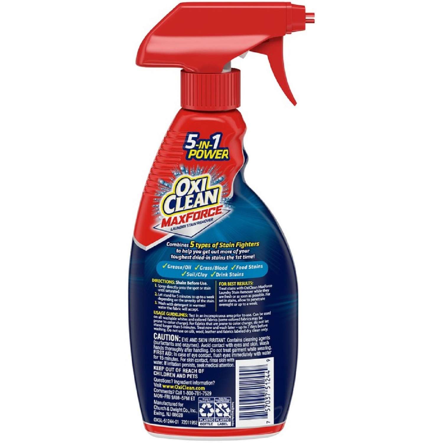 Spray 'n Wash vs. OxiClean MaxForce 