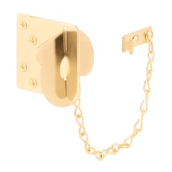 Prime-Line Bright Brass Brass Texas Security Bolt