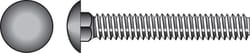 Hillman 1/4 in. X 2-1/2 in. L Stainless Steel Carriage Bolt 25 pk