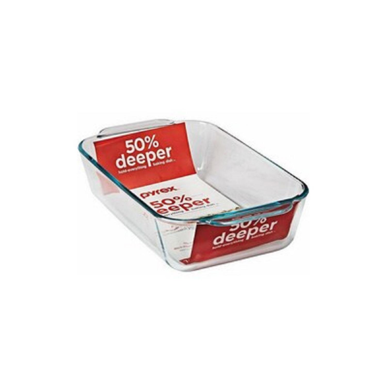 Photos - Other Accessories Pyrex 9 in. W X 13 in. L Deep Baker Clear 1 pc 1134516 