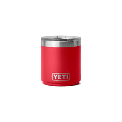 YETI Rambler 10 oz Rescue Red BPA Free Lowball 2.0 Tumbler with MagSlider Lid