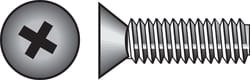 HILLMAN No. 10-24 Ga. X 1-1/4 in. L Phillips Flat Head Stainless Steel Machine Screws 100 pk